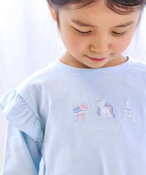 SLAP SLIP / スラップ スリップ Tシャツ | 【スララク/防汚加工/オーガニックコットン】ときめきデザイン女の子長袖Tシャツ(80~130cm) | 詳細6