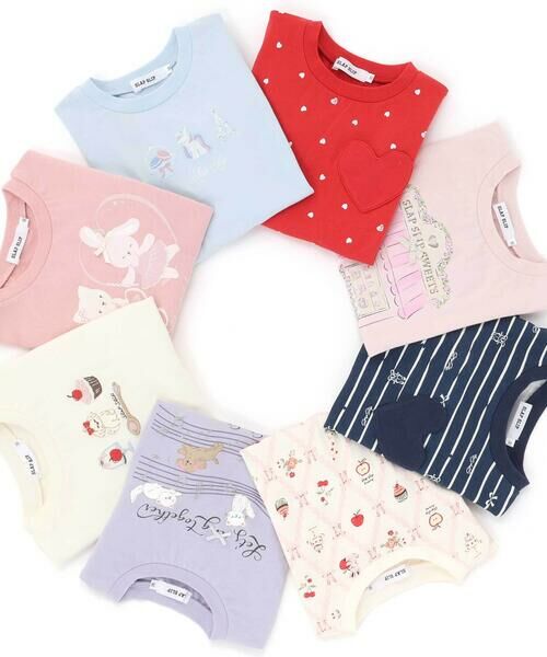 SLAP SLIP / スラップ スリップ Tシャツ | 【スララク/防汚加工/オーガニックコットン】ときめきデザイン女の子長袖Tシャツ(80~130cm) | 詳細15