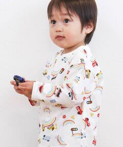 SLAP SLIP / スラップ スリップ Tシャツ | 【スララク/防汚加工/オーガニックコットン】わくわくデザイン男の子長袖Tシャツ(80~130cm)