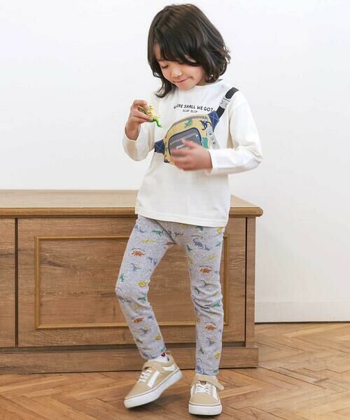 SLAP SLIP / スラップ スリップ Tシャツ | 【スララク/防汚加工/オーガニックコットン】わくわくデザイン男の子長袖Tシャツ(80~130cm) | 詳細9