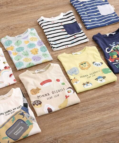 SLAP SLIP / スラップ スリップ Tシャツ | 【スララク/防汚加工/オーガニックコットン】わくわくデザイン男の子長袖Tシャツ(80~130cm) | 詳細11