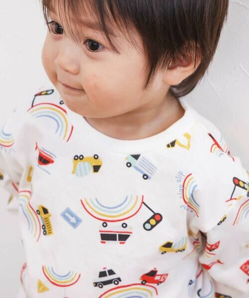 SLAP SLIP / スラップ スリップ Tシャツ | 【スララク/防汚加工/オーガニックコットン】わくわくデザイン男の子長袖Tシャツ(80~130cm) | 詳細17