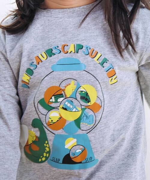 SLAP SLIP / スラップ スリップ Tシャツ | 【スララク/防汚加工/オーガニックコットン】わくわくデザイン男の子長袖Tシャツ(80~130cm) | 詳細13
