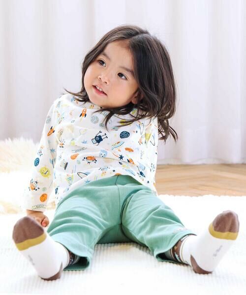 SLAP SLIP / スラップ スリップ Tシャツ | 【スララク/防汚加工/オーガニックコットン】わくわくデザイン男の子長袖Tシャツ(80~130cm) | 詳細14