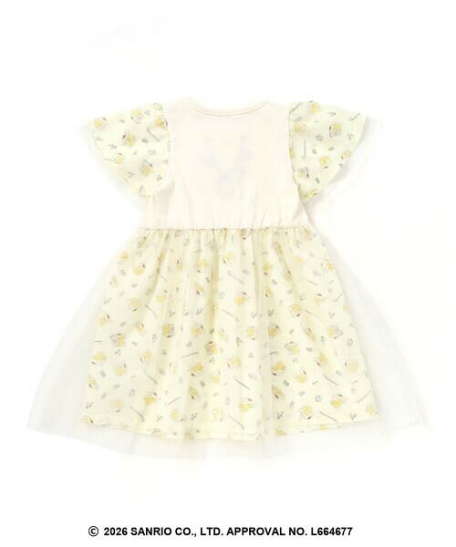 SLAP SLIP / スラップ スリップ ミニ丈・ひざ丈ワンピース | 【シナモロール/ポムポムプリン×SLAPSLIP】総柄プリントふわっとチュールフレアワンピース(90~130cm) | 詳細15