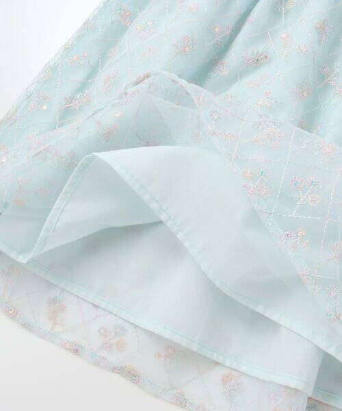 SLAP SLIP / スラップ スリップ ミニ丈・ひざ丈ワンピース | 【スラプリ/お揃い】スパンコールチュールレース天竺ワンピース(80~130cm) | 詳細17