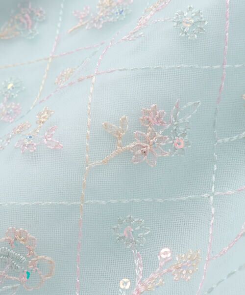 SLAP SLIP / スラップ スリップ ミニ丈・ひざ丈ワンピース | 【スラプリ/お揃い】スパンコールチュールレース天竺ワンピース(80~130cm) | 詳細19