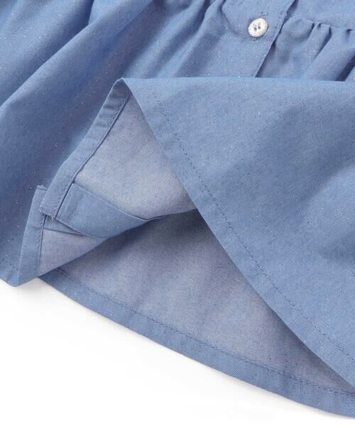 SLAP SLIP / スラップ スリップ その他トップス | ラメデニムビスチェ&ショートパンツセットアップ(90~130cm) | 詳細12