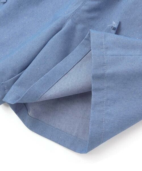 SLAP SLIP / スラップ スリップ その他トップス | ラメデニムビスチェ&ショートパンツセットアップ(90~130cm) | 詳細16