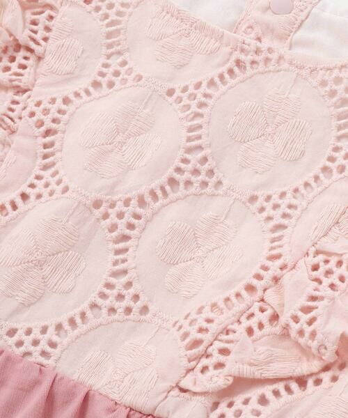 SLAP SLIP / スラップ スリップ ミニ丈・ひざ丈ワンピース | レース切り替え花柄ジャンパースカート(90~130cm) | 詳細5