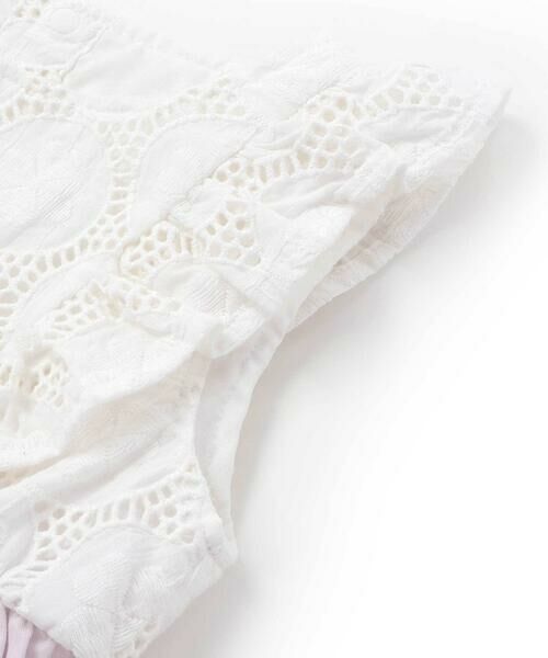 SLAP SLIP / スラップ スリップ ミニ丈・ひざ丈ワンピース | レース切り替え花柄ジャンパースカート(90~130cm) | 詳細12