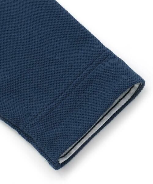 SLAP SLIP / スラップ スリップ ノーカラージャケット | 袖裏ボーダーVネックカーディガン(80~130cm) | 詳細10