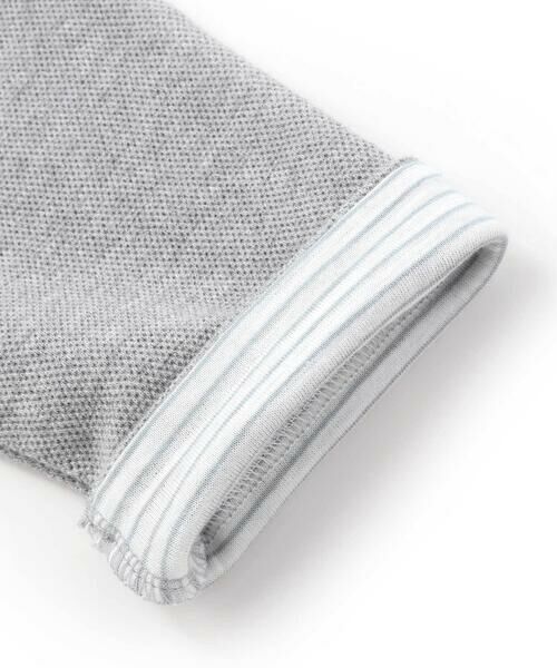 SLAP SLIP / スラップ スリップ ノーカラージャケット | 袖裏ボーダーVネックカーディガン(80~130cm) | 詳細17