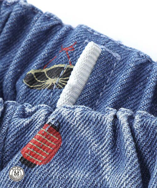 SLAP SLIP / スラップ スリップ その他パンツ | 【歌舞伎コラボ】総柄7分丈デニムパンツ(80~130cm) | 詳細11