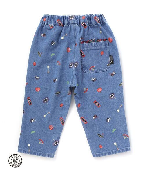 SLAP SLIP / スラップ スリップ その他パンツ | 【歌舞伎コラボ】総柄7分丈デニムパンツ(80~130cm) | 詳細5