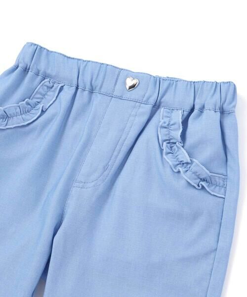 SLAP SLIP / スラップ スリップ ショート・ハーフ・半端丈パンツ | 裾フレア7分丈ストレッチツイルパンツ(80~130cm) | 詳細4