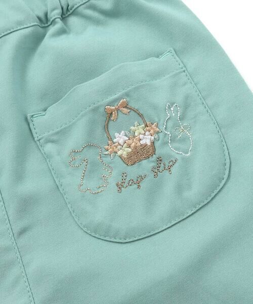 SLAP SLIP / スラップ スリップ ショート・ハーフ・半端丈パンツ | 裾フレア7分丈ストレッチツイルパンツ(80~130cm) | 詳細15