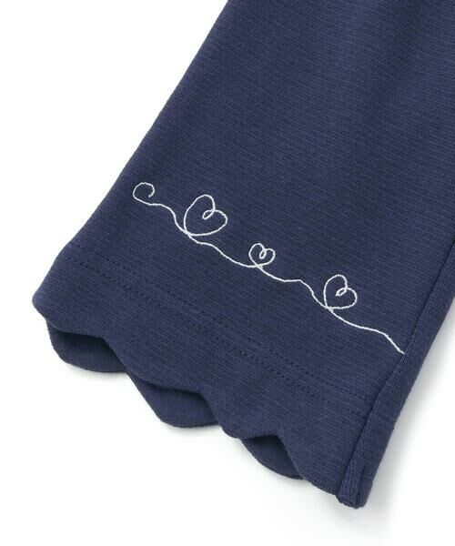 SLAP SLIP / スラップ スリップ その他パンツ | 裾スカラップハートウサギ・イヌ・クマ刺しゅう7分丈パンツ(80~120cm) | 詳細11