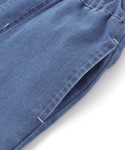 SLAP SLIP / スラップ スリップ その他パンツ | 裾レースウエストフリル7分丈デニムニットパンツ(80~130cm) | 詳細3
