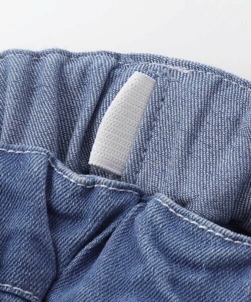 SLAP SLIP / スラップ スリップ その他パンツ | 裾レースウエストフリル7分丈デニムニットパンツ(80~130cm) | 詳細7