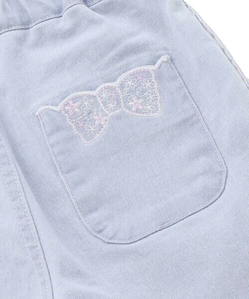 SLAP SLIP / スラップ スリップ その他パンツ | 裾レースウエストフリル7分丈デニムニットパンツ(80~130cm) | 詳細18