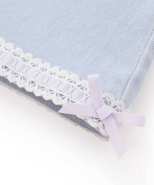 SLAP SLIP / スラップ スリップ その他パンツ | 裾レースウエストフリル7分丈デニムニットパンツ(80~130cm) | 詳細19
