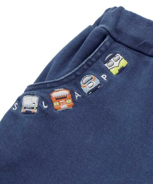 SLAP SLIP / スラップ スリップ その他パンツ | ポケット電車刺しゅう7分丈デニムパンツ(80~130cm) | 詳細5