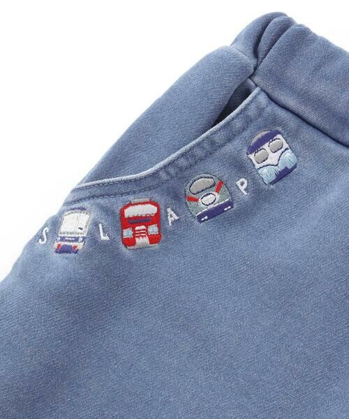 SLAP SLIP / スラップ スリップ その他パンツ | ポケット電車刺しゅう7分丈デニムパンツ(80~130cm) | 詳細13