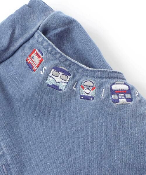 SLAP SLIP / スラップ スリップ その他パンツ | ポケット電車刺しゅう7分丈デニムパンツ(80~130cm) | 詳細14