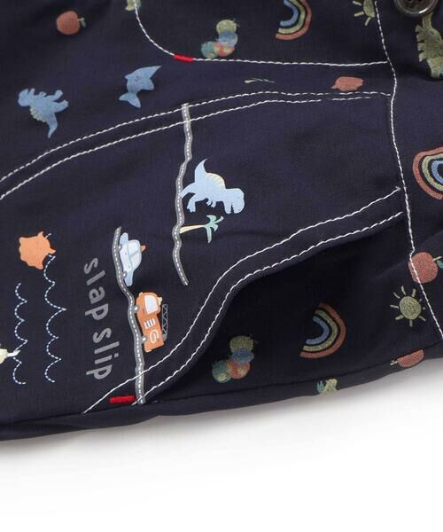 SLAP SLIP / スラップ スリップ その他パンツ | 恐竜海の生き物総柄7分丈パンツ(80~130cm) | 詳細4