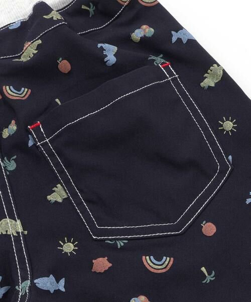 SLAP SLIP / スラップ スリップ その他パンツ | 恐竜海の生き物総柄7分丈パンツ(80~130cm) | 詳細5