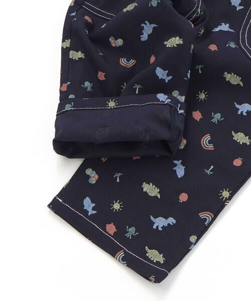 SLAP SLIP / スラップ スリップ その他パンツ | 恐竜海の生き物総柄7分丈パンツ(80~130cm) | 詳細7