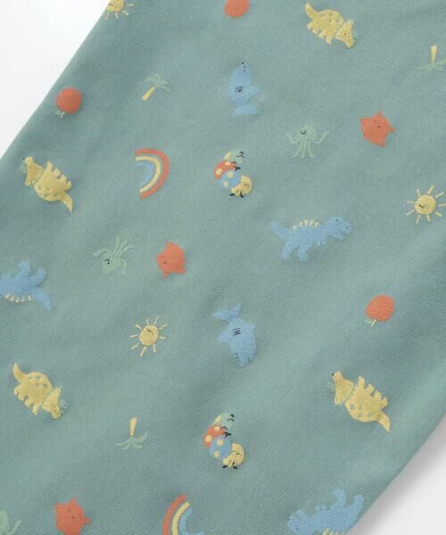 SLAP SLIP / スラップ スリップ その他パンツ | 恐竜海の生き物総柄7分丈パンツ(80~130cm) | 詳細12