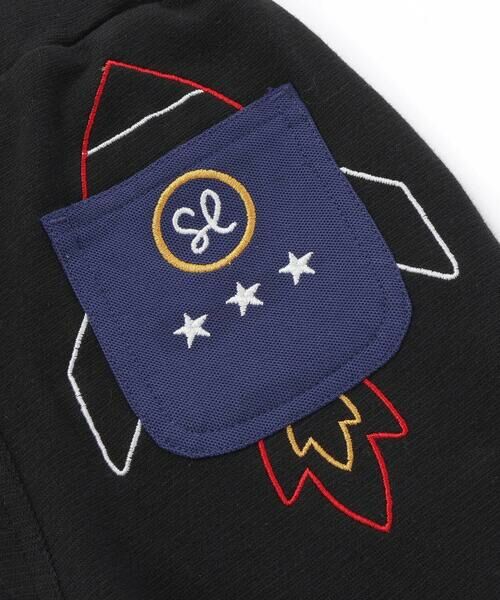 SLAP SLIP / スラップ スリップ その他パンツ | 乗り物モチーフ7分丈ミラノリブパンツ(80~120cm) | 詳細5