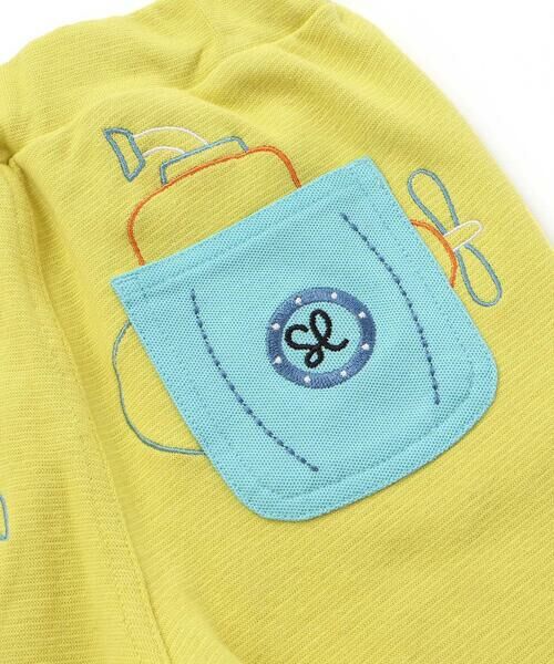 SLAP SLIP / スラップ スリップ その他パンツ | 乗り物モチーフ7分丈ミラノリブパンツ(80~120cm) | 詳細12