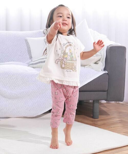 SLAP SLIP / スラップ スリップ その他パンツ | 【スララク/防汚加工】前後フリーで時短!パパパッと穿ける7分丈前向きパンツ(80~120cm) | 詳細10