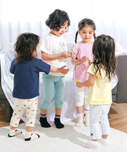 SLAP SLIP / スラップ スリップ その他パンツ | 【スララク/防汚加工】前後フリーで時短!パパパッと穿ける7分丈前向きパンツ(80~120cm) | 詳細12