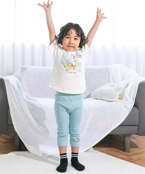 SLAP SLIP / スラップ スリップ その他パンツ | 【スララク/防汚加工】前後フリーで時短!パパパッと穿ける7分丈前向きパンツ(80~120cm) | 詳細14