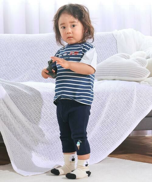 SLAP SLIP / スラップ スリップ その他パンツ | 【スララク/防汚加工】前後フリーで時短!パパパッと穿ける7分丈前向きパンツ(80~120cm) | 詳細17