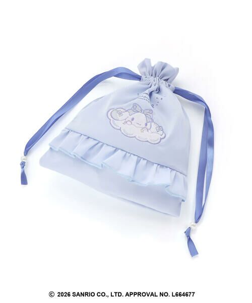 SLAP SLIP / スラップ スリップ その他小物 | 【シナモロール/ポムポムプリン×SLAPSLIP】フロントプリントフリルチェック巾着 | 詳細2