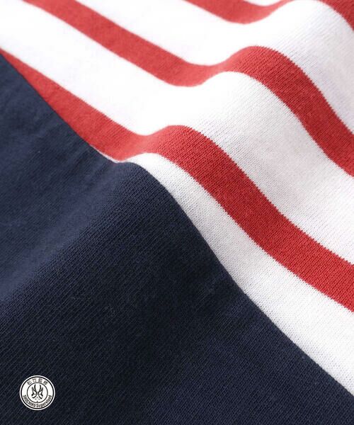 SLAP SLIP / スラップ スリップ Tシャツ | 【歌舞伎コラボ】ネコ歌舞伎切り替え7分丈天竺Ｔシャツ(80~130cm) | 詳細17