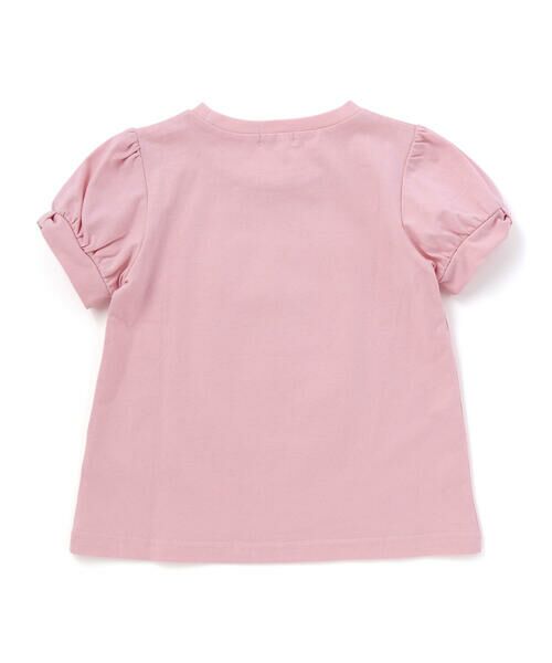 SLAP SLIP / スラップ スリップ Tシャツ | 【お揃い】モチーフパッチ刺しゅうリボンスリーブ半袖Tシャツ(80~130cm) | 詳細3