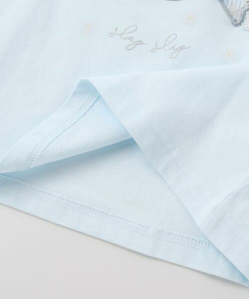 SLAP SLIP / スラップ スリップ Tシャツ | 【お揃い】モチーフパッチ刺しゅうリボンスリーブ半袖Tシャツ(80~130cm) | 詳細13