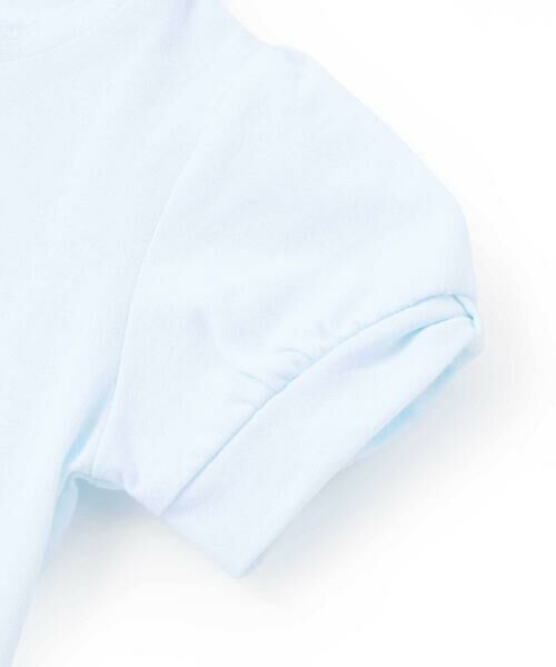 SLAP SLIP / スラップ スリップ Tシャツ | 【お揃い】モチーフパッチ刺しゅうリボンスリーブ半袖Tシャツ(80~130cm) | 詳細21