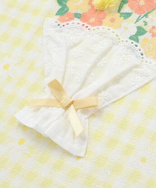 SLAP SLIP / スラップ スリップ Tシャツ | 【お揃い】花モチーフ付き裾スカラップ天竺半袖Tシャツ(80~130cm) | 詳細10