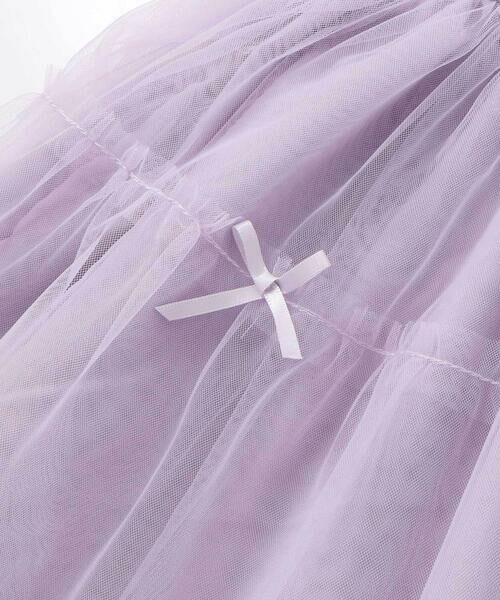 SLAP SLIP / スラップ スリップ Tシャツ | 花柄チュールドッキング天竺Ｔシャツ(80~130cm) | 詳細13