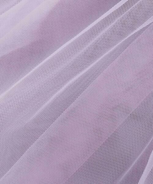 SLAP SLIP / スラップ スリップ Tシャツ | 花柄チュールドッキング天竺Ｔシャツ(80~130cm) | 詳細16