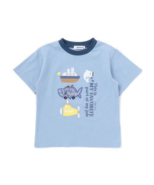 SLAP SLIP / スラップ スリップ Tシャツ | アニマルモチーフプリント天竺Tシャツ(80~130cm) | 詳細2