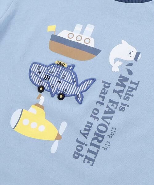 SLAP SLIP / スラップ スリップ Tシャツ | アニマルモチーフプリント天竺Tシャツ(80~130cm) | 詳細4