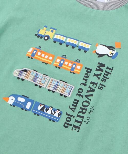 SLAP SLIP / スラップ スリップ Tシャツ | アニマルモチーフプリント天竺Tシャツ(80~130cm) | 詳細8